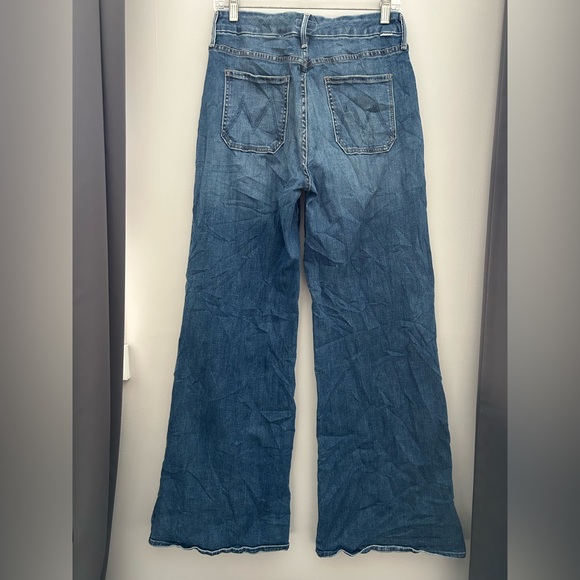 MOTHER Anthropologie The Hustler Roller Sneak Patch Pocket High-Rise Wide-Leg - Picture 12 of 12